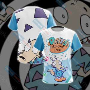 Rocko's Modern Life Unisex 3D T-shirt   