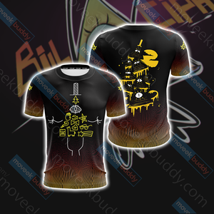 Gravity Falls - Bill Cipher Wheel New Version Unisex 3D T-shirt   