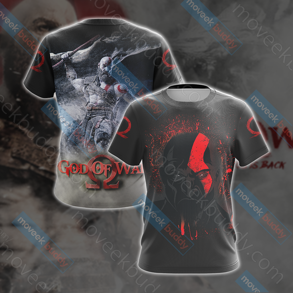 God Of War New Look Unisex 3D T-shirt   