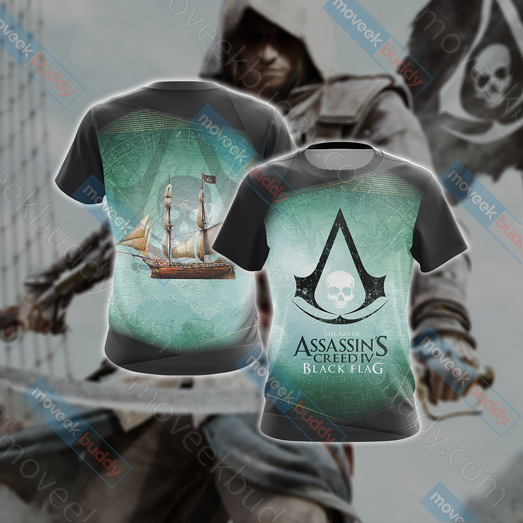 Assassin’s Creed IV Black Flag New Unisex 3D T-shirt   