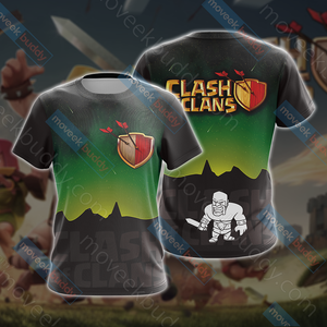 Clash of Clans Unisex 3D T-shirt   