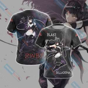 RWBY - Blake Belladonna New Version Unisex 3D T-shirt   