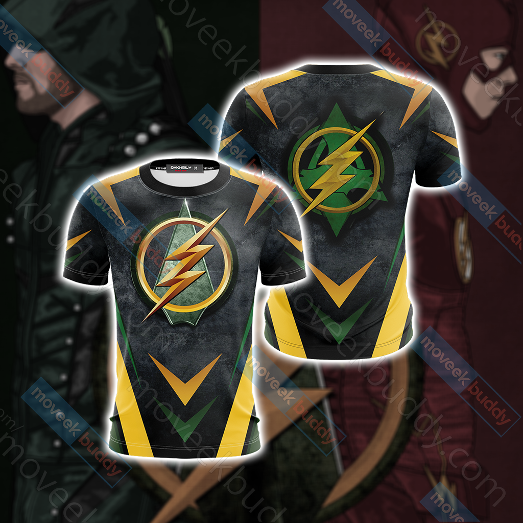 Arrow and Flash New Version Unisex 3D T-shirt   