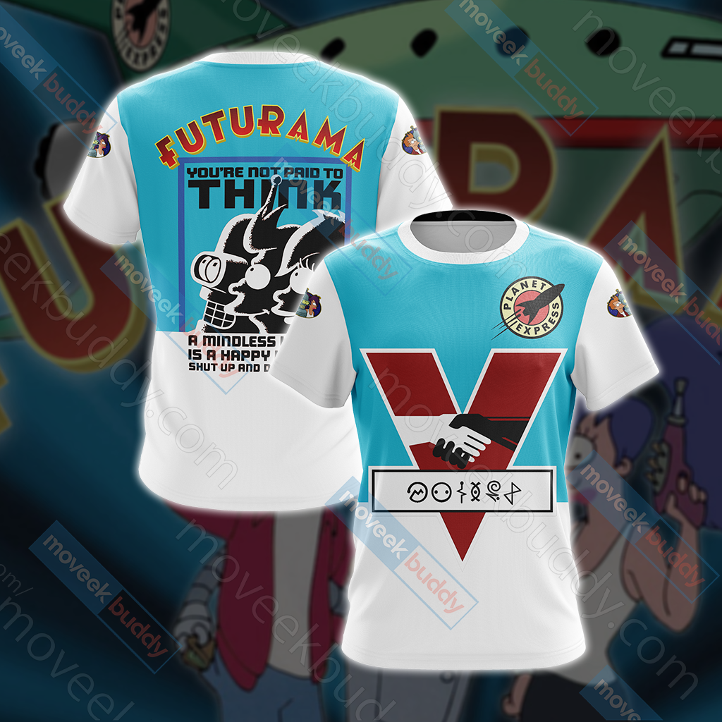 Futurama New Unisex 3D T-shirt
