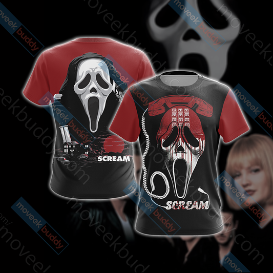 Scream Unisex 3D T-shirt   