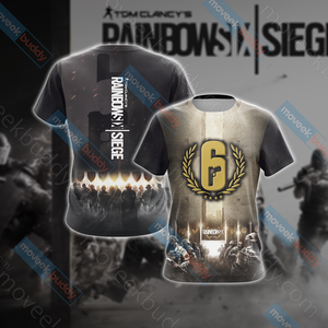 Tom Clancy's Rainbow Six Siege Unisex 3D T-shirt   