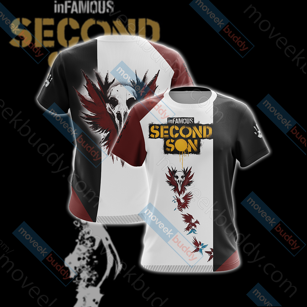 Infamous: Second Son - Ending Symbol Unisex 3D T-shirt   