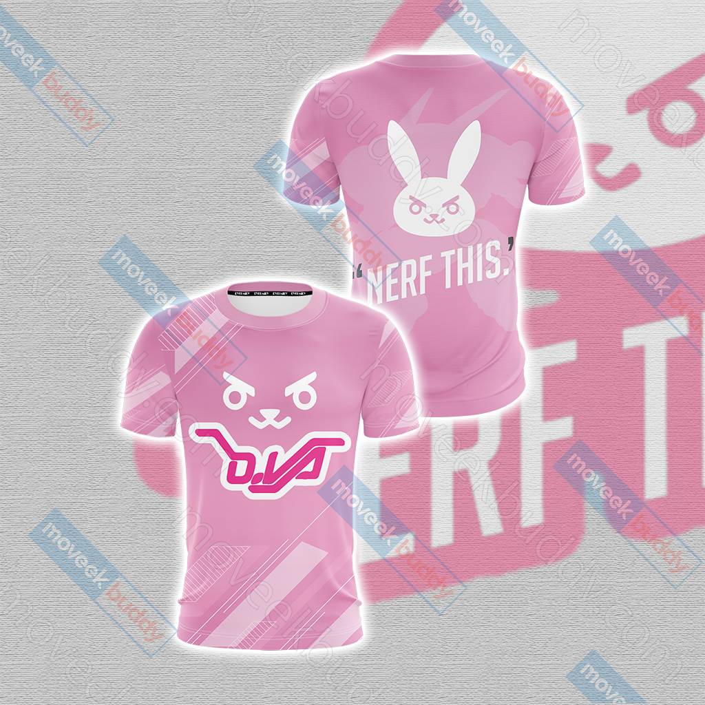 Overwatch D.Va Unisex 3D T-shirt   