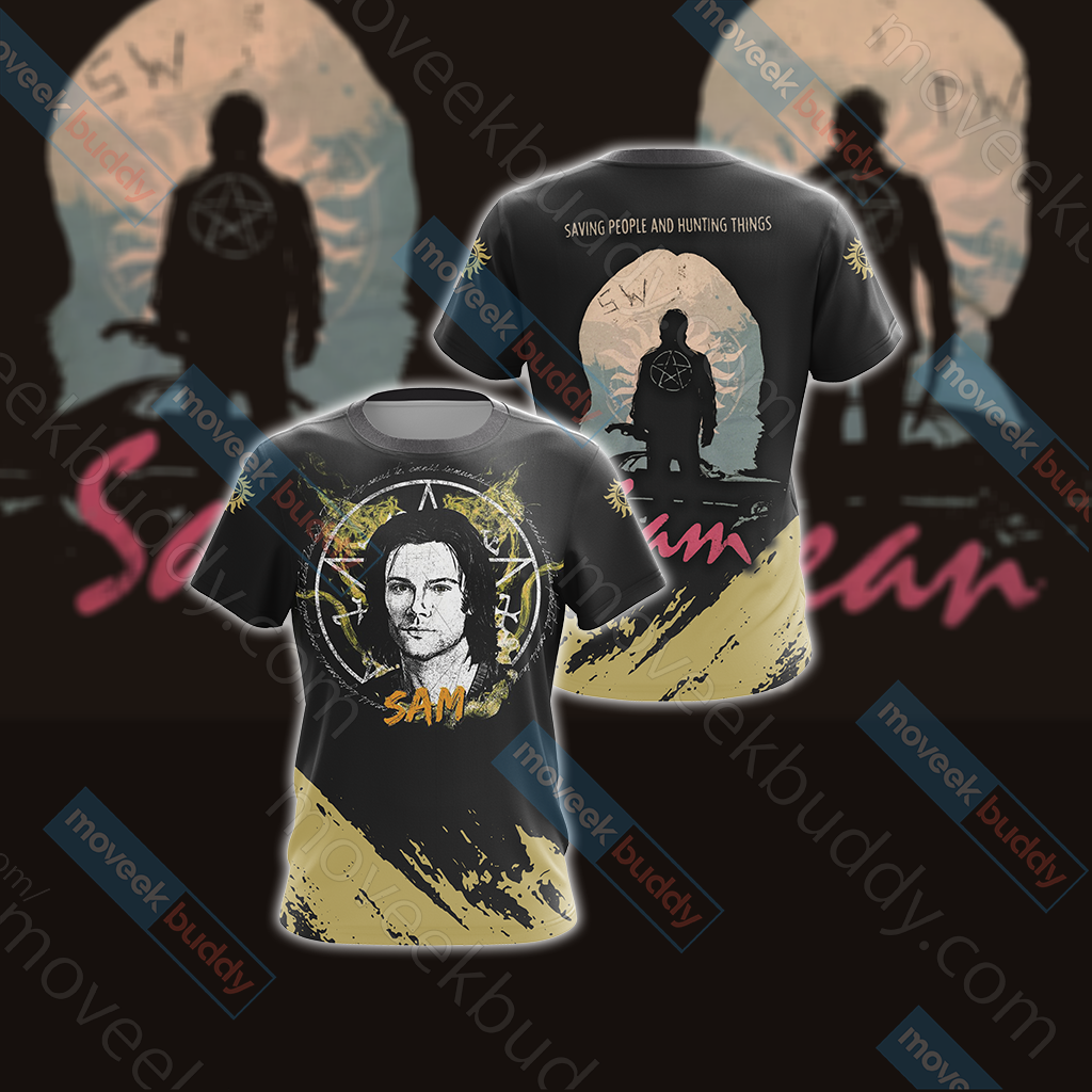 Supernatural - Sam Unisex 3D T-shirt   