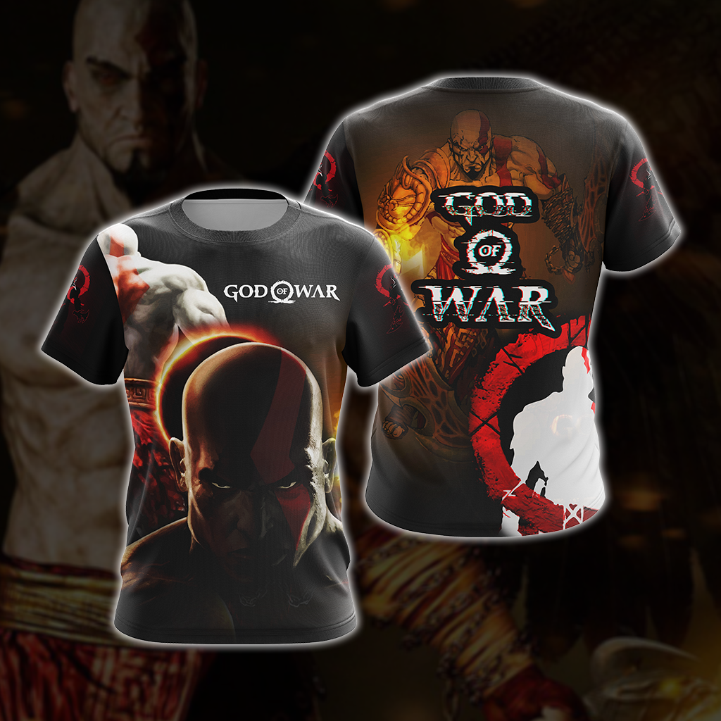 God Of War Character Unisex 3D T-shirt   