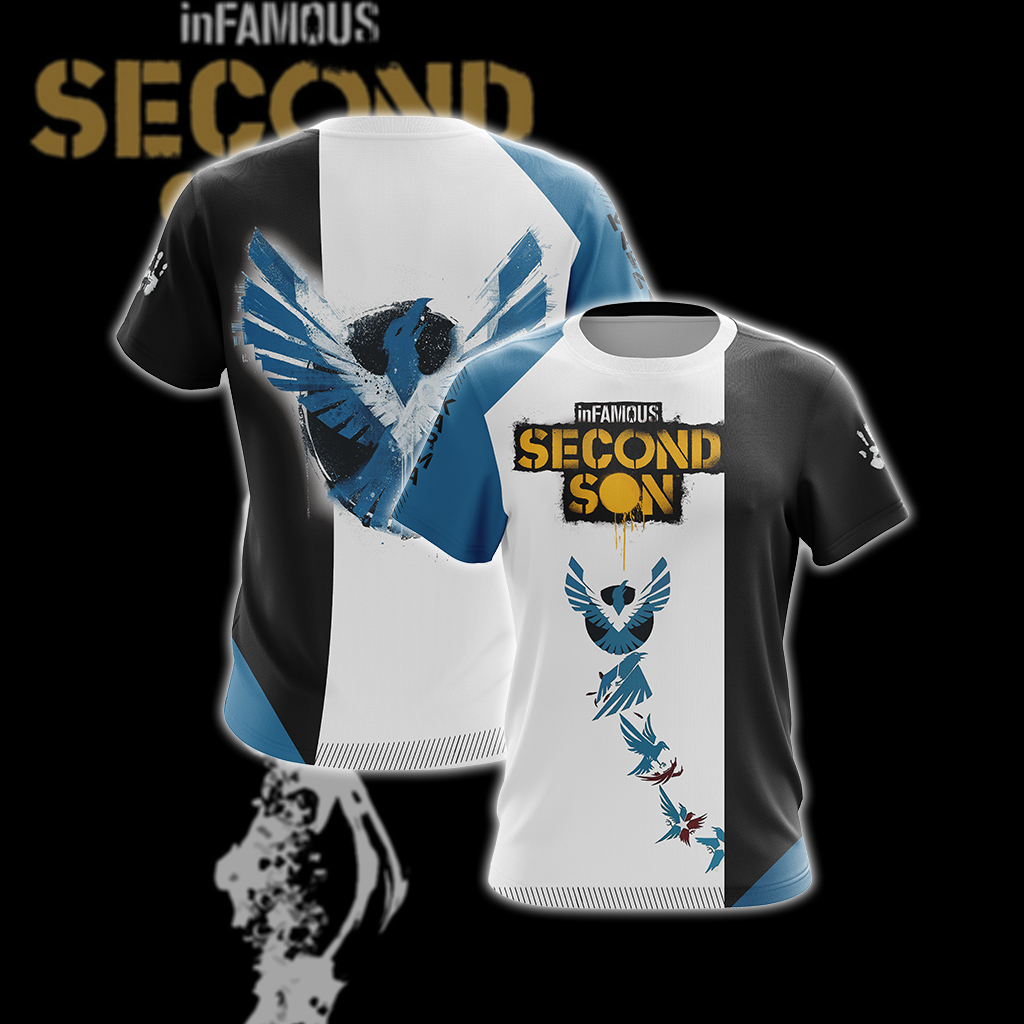 Infamous: Second Son - Karma Symbol Unisex 3D T-shirt T-shirt