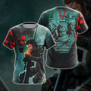 Metal Gear Solid New Collection Unisex 3D T-shirt   