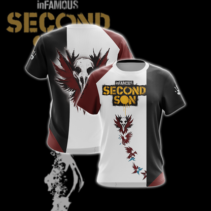 Infamous: Second Son - Ending Symbol Unisex 3D T-shirt T-shirt