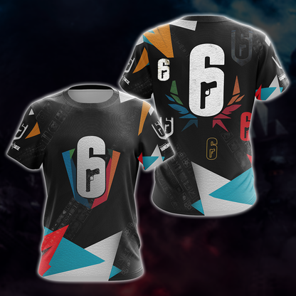 Tom Clancy's Rainbow Six Siege Video Game All Over Print T-shirt Tank Top Zip Hoodie Pullover Hoodie T-shirt