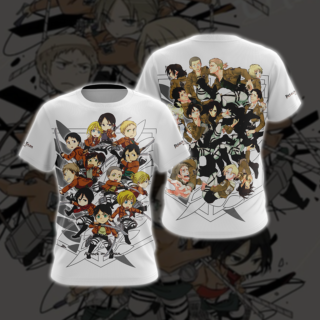 Attack on Titan New Unisex 3D T-shirt   