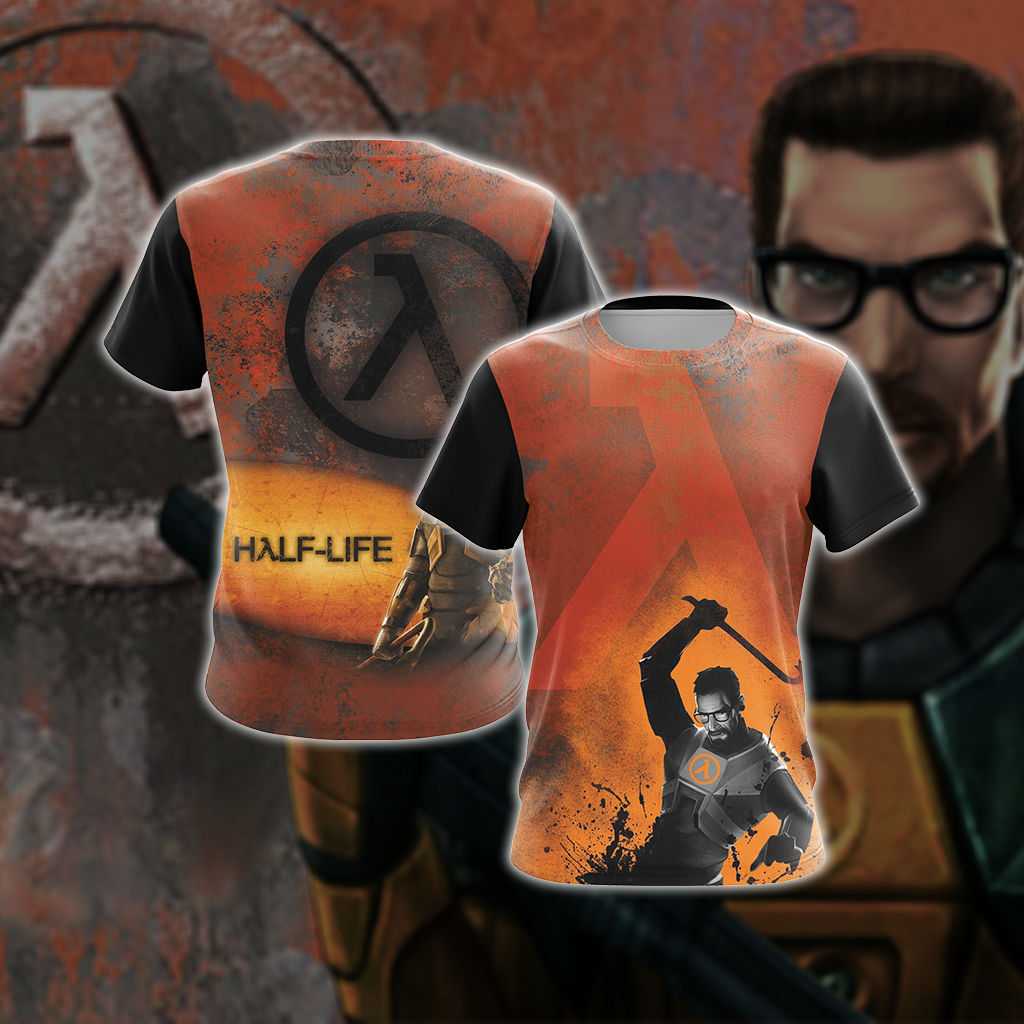 Half-Life New Look Unisex 3D T-shirt T-shirt