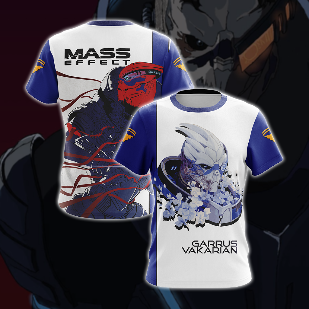 Mass Effect - Garrus Vakarian Unisex 3D T-shirt T-shirt