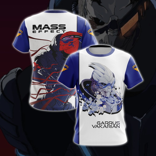 Mass Effect - Garrus Vakarian Unisex 3D T-shirt T-shirt
