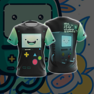 Adventure Time BMO Style Unisex 3D T-shirt   