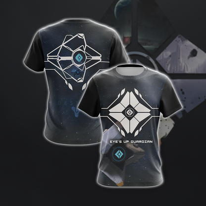 Destiny 2 Shadowkeep Ghost Emblem Unisex 3D T-shirt T-shirt