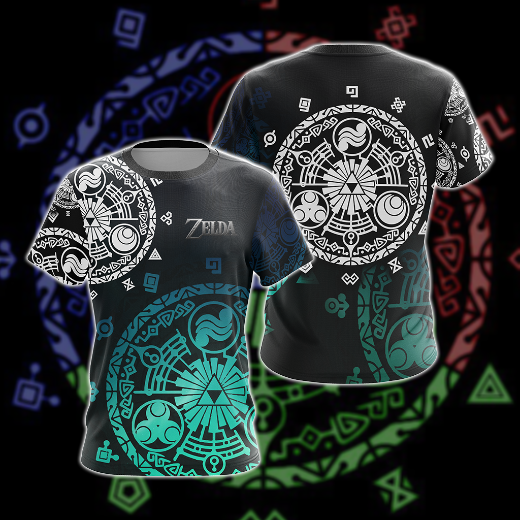 The Legend of Zelda - The Gate Of Time Symbol Unisex 3D T-shirt T-shirt