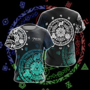 The Legend of Zelda - The Gate Of Time Symbol Unisex 3D T-shirt T-shirt S 