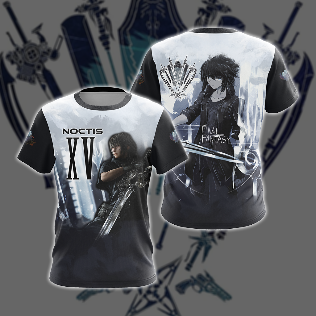 Noctis Final Fantasy XV Weapon Unisex 3D T-shirt Zip Hoodie T-shirt