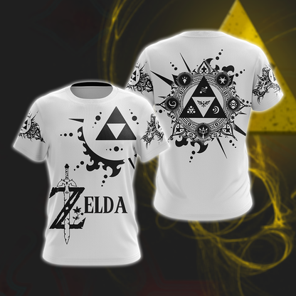 Personalized The legend of Zelda All Over Print T-shirt Zip Hoodie Pullover Hoodie