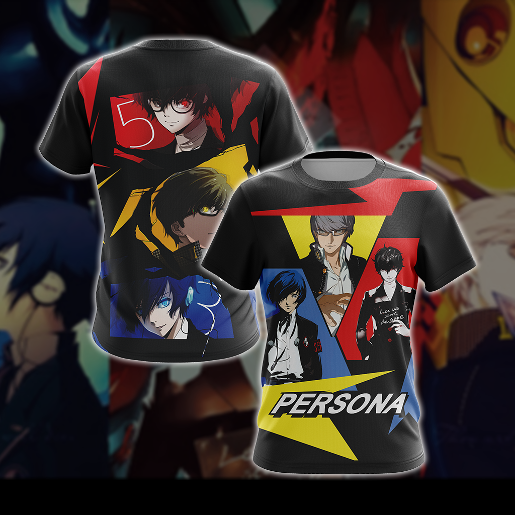 Persona Unisex 3D T-shirt T-shirt
