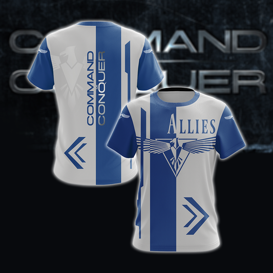 Command & Conquer - Allies Unisex 3D T-shirt T-shirt