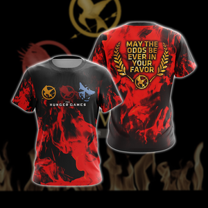 The Hunger Games May the odds be ever in your favor Unisex 3D T-shirt   