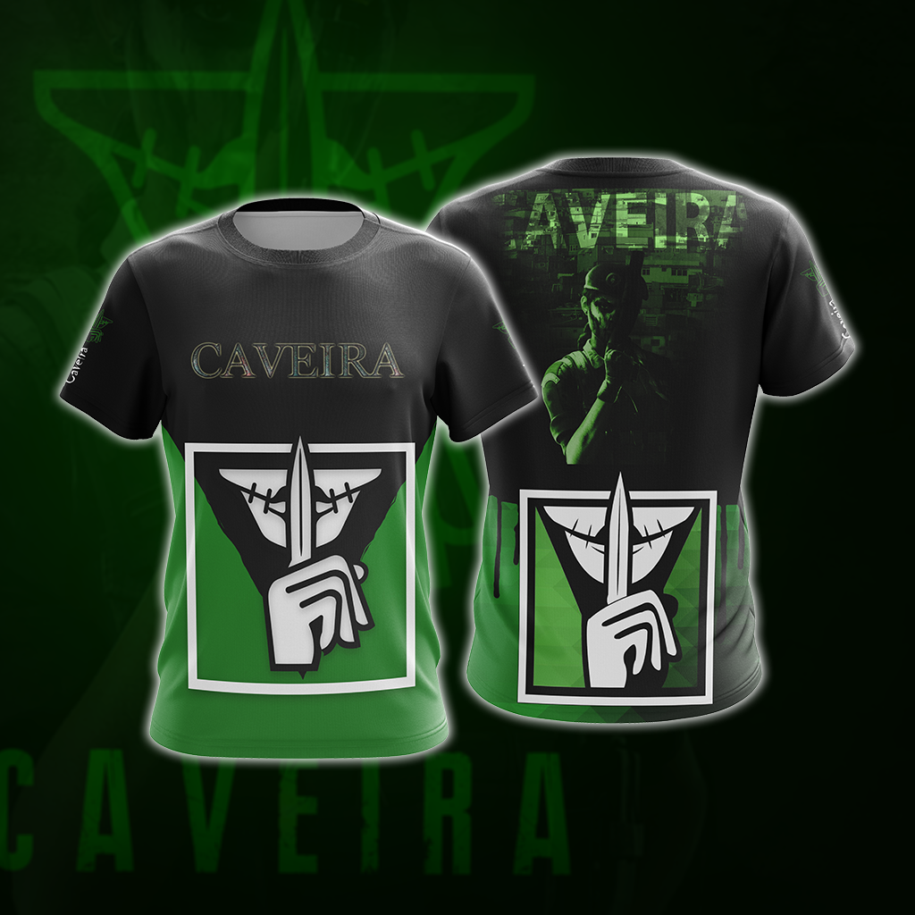 Rainbow Six Siege Ela Caveira Unisex 3D T-shirt   