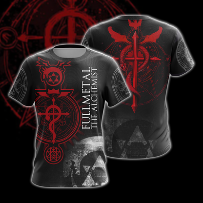 Fullmetal Alchemist symbols Unisex 3D T-shirt