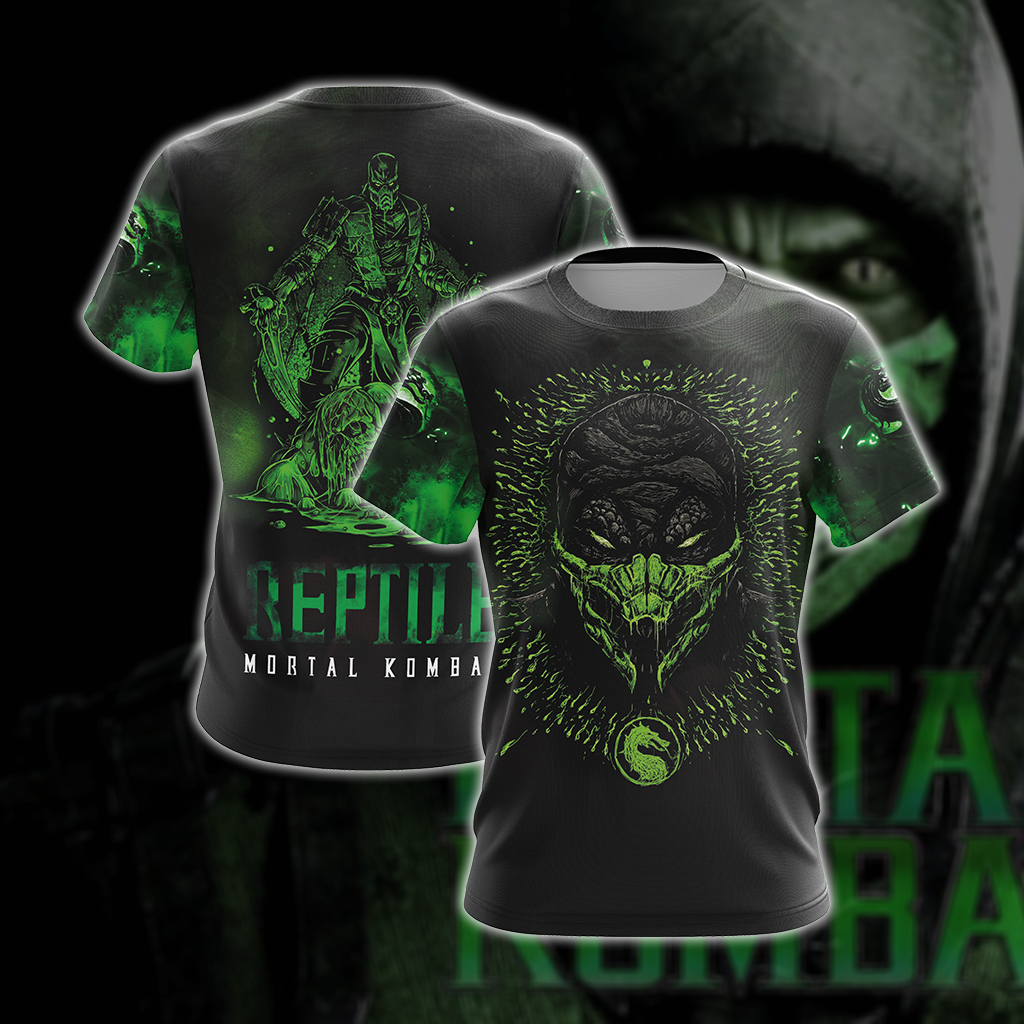 Mortal kombat - REPTILE Unisex 3D T-shirt T-shirt