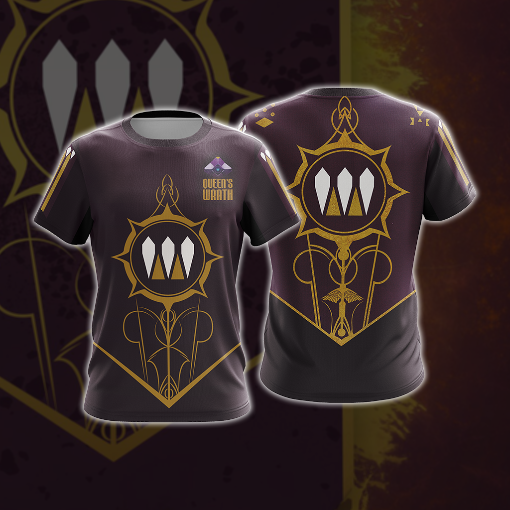 Destiny The Queen's Wrath Unisex 3D T-shirt T-shirt
