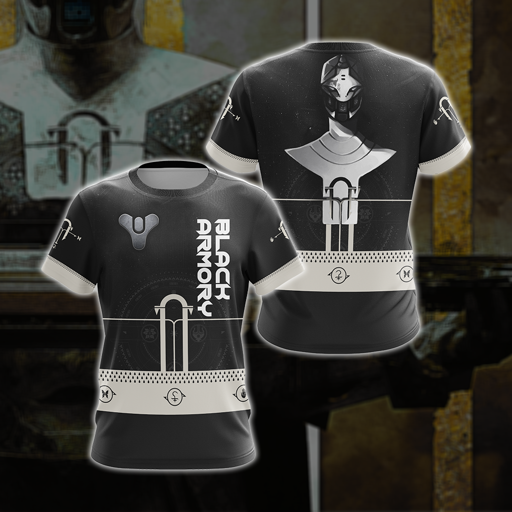Destiny 2 - Black Armory Unisex 3D T-shirt US/EU S (ASIAN L)  