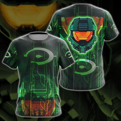 Halo Infinite Video Game All Over Print T-shirt Tank Top Zip Hoodie Pullover Hoodie T-shirt