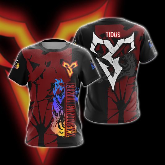Final Fantasy X Tidus Symbol Unisex 3D T-shirt Zip Hoodie Pullover Hoodie T-shirt