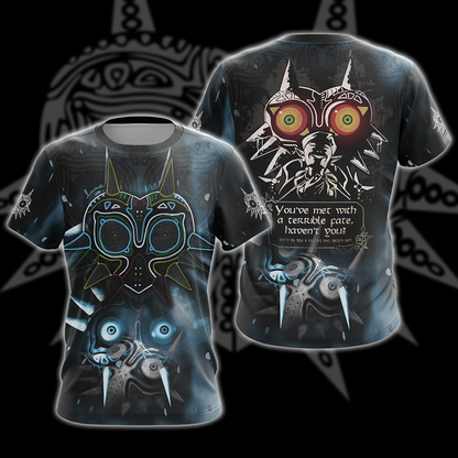 The Legend of Zelda Majora's Mask You've met with a terrible fate - Haven't you? -All Over Print T-shirt Tank Top Zip Hoodie Pullover Hoodie T-shirt