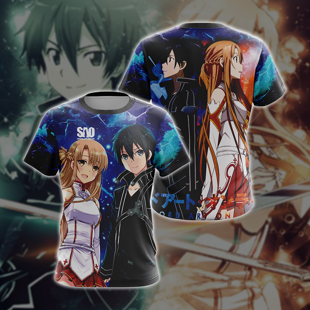 Sword Art Online Unisex 3D T-shirt   