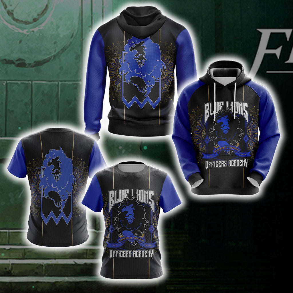 Fire Emblem Three Houses The Blue Lions Unisex 3D T-shirt