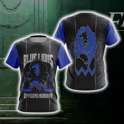 Fire Emblem Three Houses The Blue Lions Unisex 3D T-shirt T-shirt