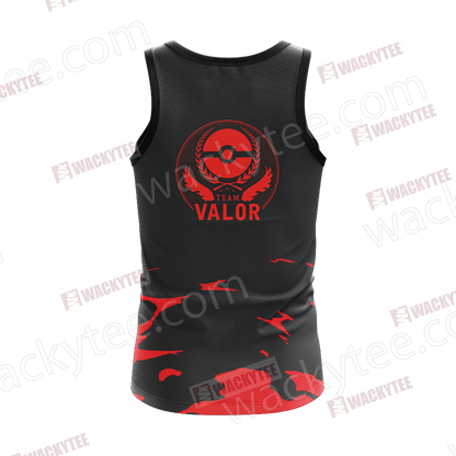 Team Valor Pokemon Go Unisex 3D T-shirt