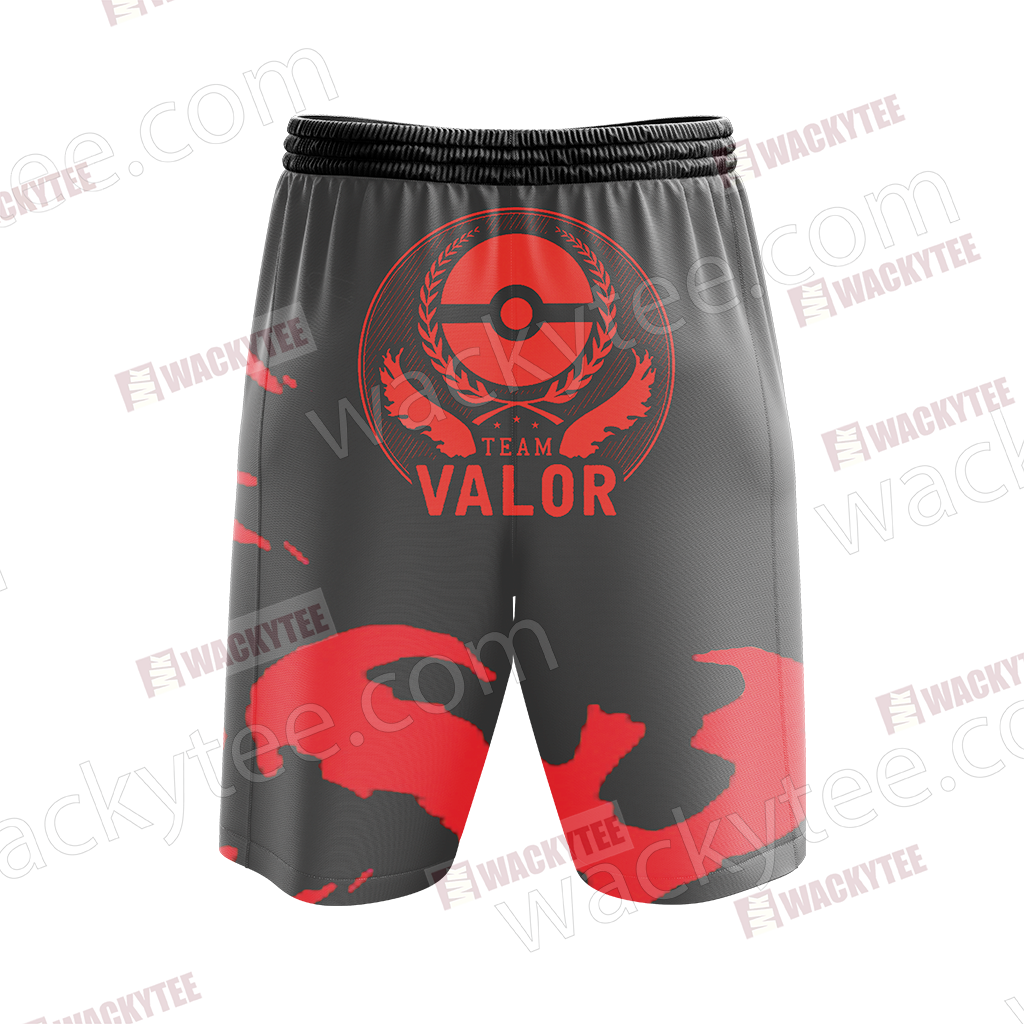 Team Valor Pokemon Go Unisex 3D T-shirt