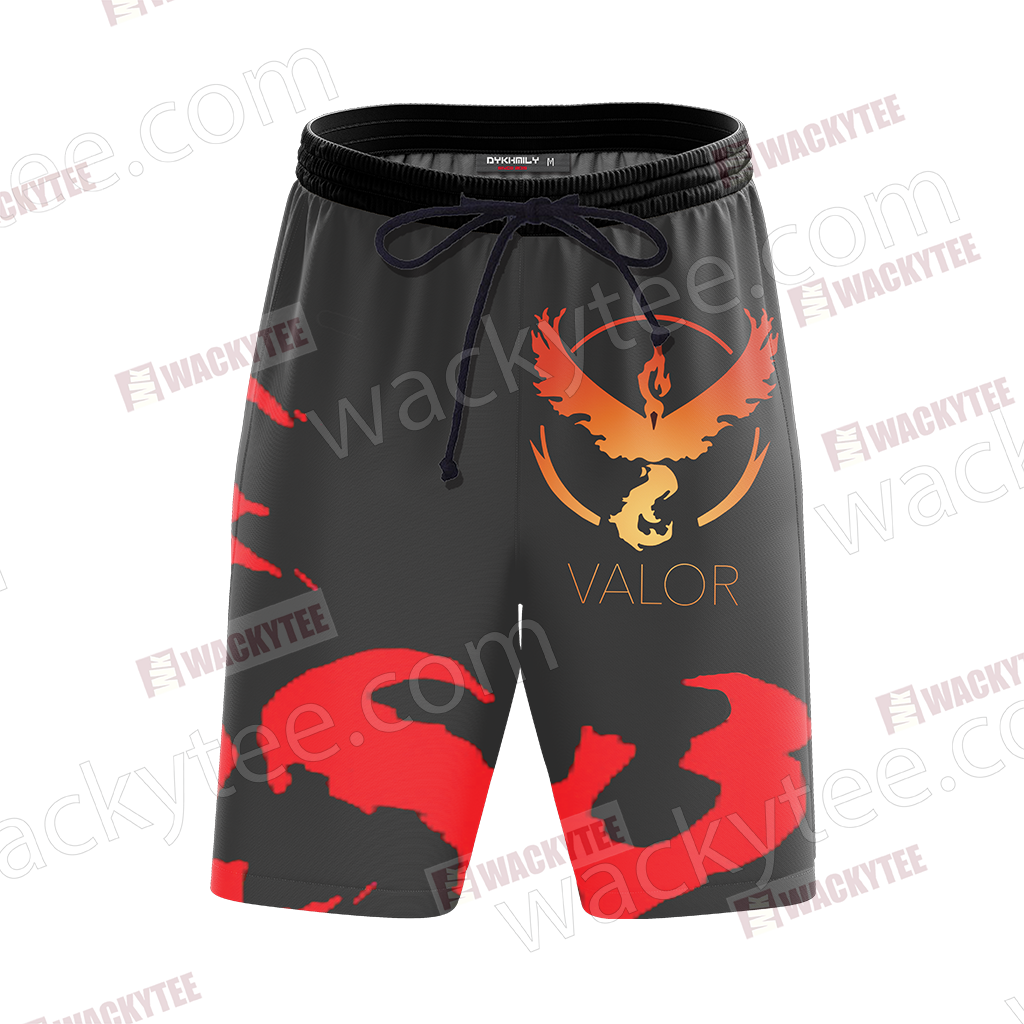 Team Valor Pokemon Go Unisex 3D T-shirt