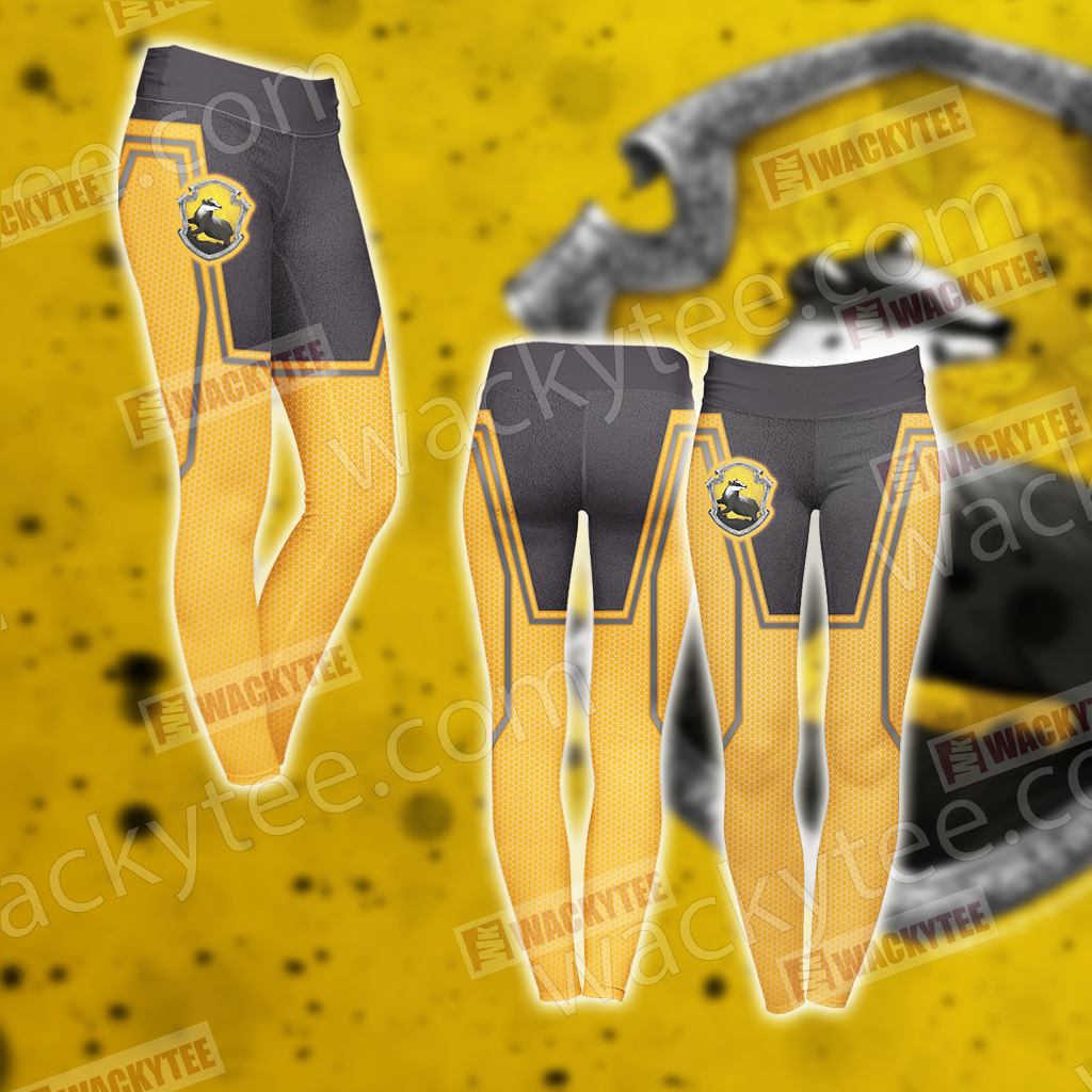 Hogwarts Castle Harry Potter - Hufflepuff Edition New Style 3D Leggings