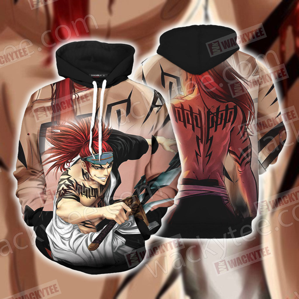 Bleach Renji Abarai 3D T-shirt Hoodie