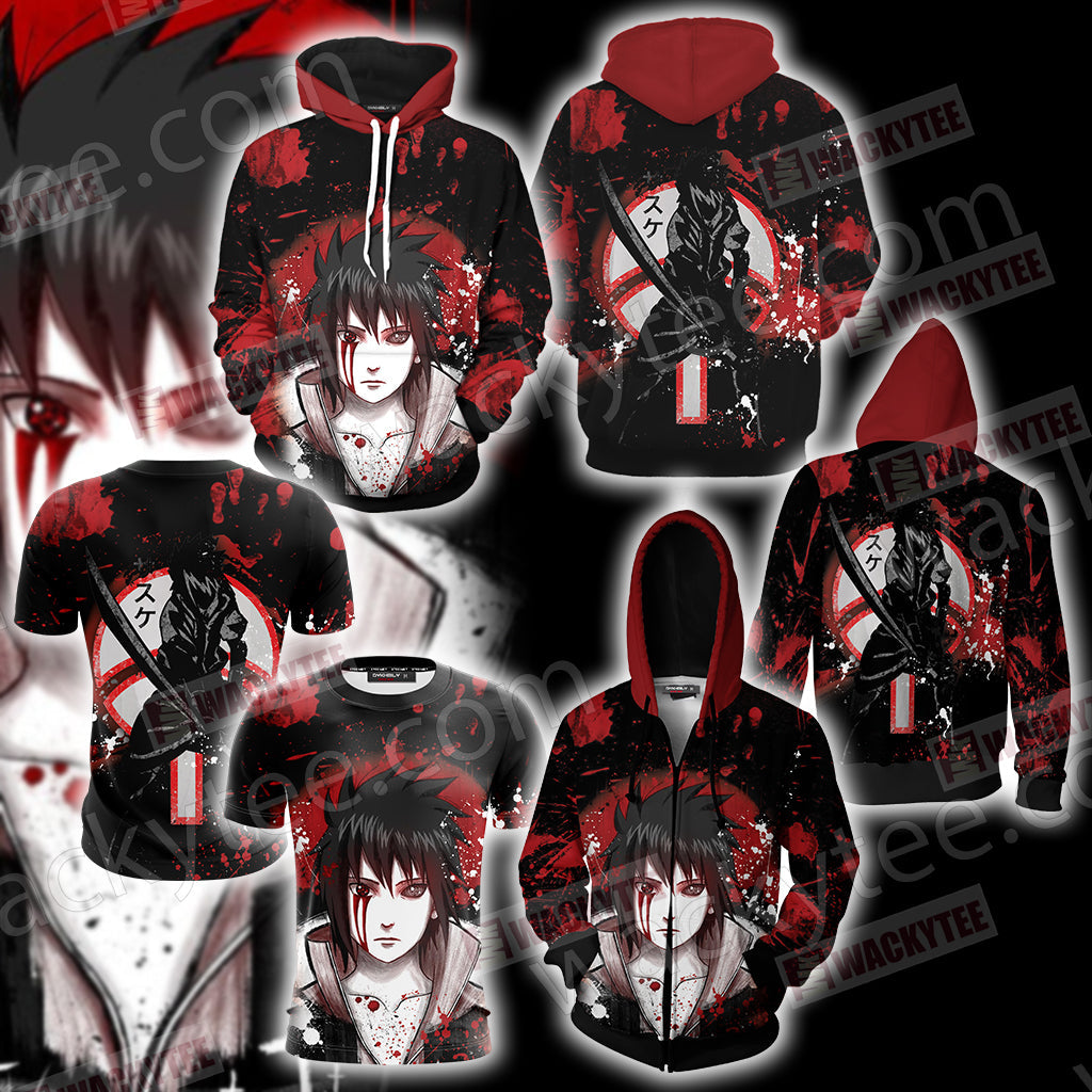 Naruto: Sasuke Unisex 3D T-shirt