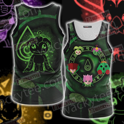 Digimon The Crest Of Sincerity 3D T-shirt Tank Top