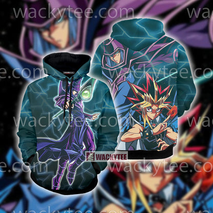 Yu Gi Oh! Yami Yugi And Dark Magician Unisex 3D T-shirt Hoodie